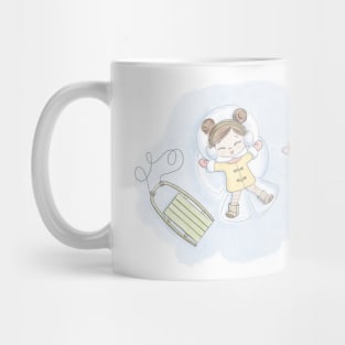 Girl Snow Angel Mug